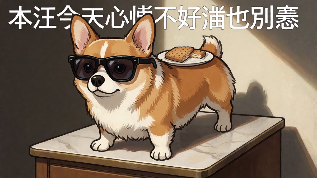 柯基：这届人类太难带了，本汪要辞职。