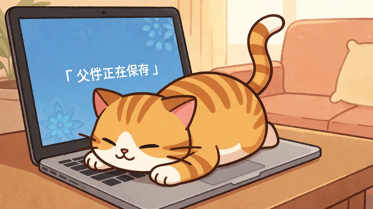上班摸鱼的最高境界：让主子帮你守着电脑。