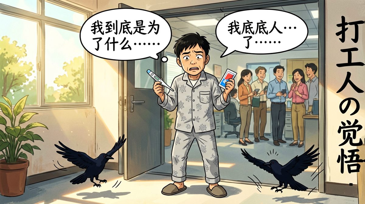 李明站在公司门口怀疑人生