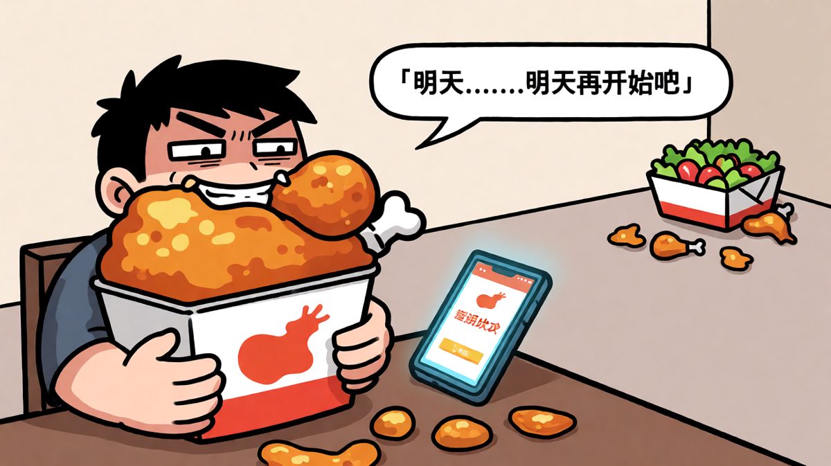 Flag当场倒塌，炸鸡才是真爱