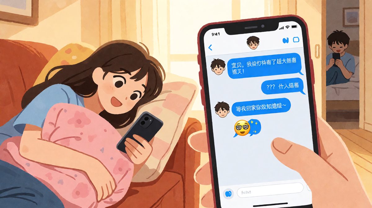 送惊喜前的悬念铺垫，结果反转令人哭笑不得