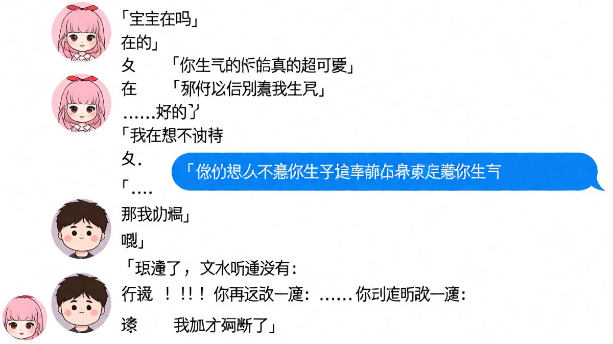 「下次还敢」——情侣聊天中最作死的三个字