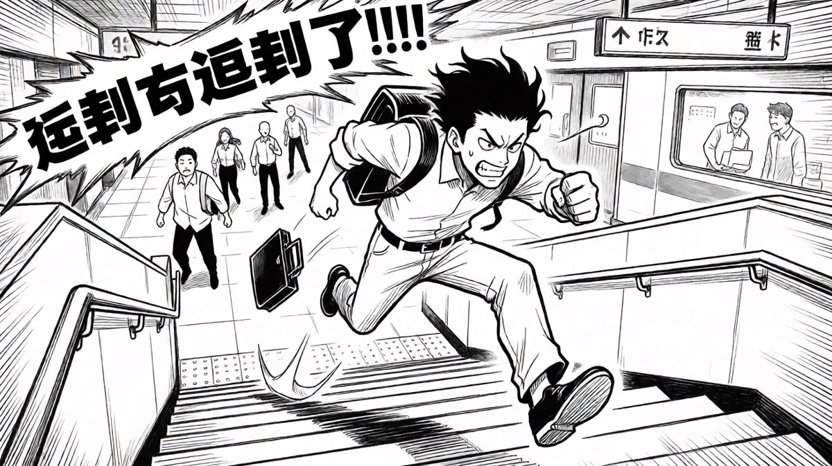 为了全勤奖，拼了！