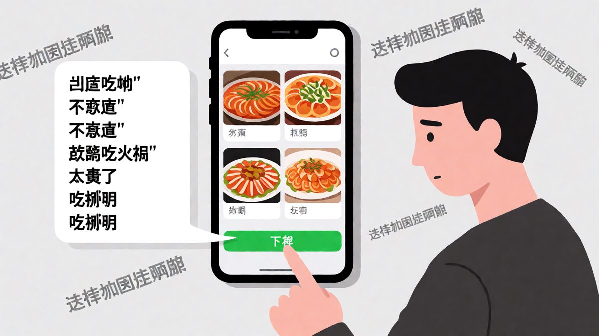 点外卖两小时，吃饭十分钟，减肥一辈子