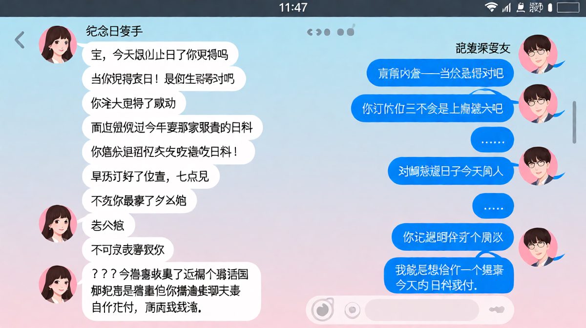 男友记错纪念日还硬圆谎，周三当周六过日子的翻车现场