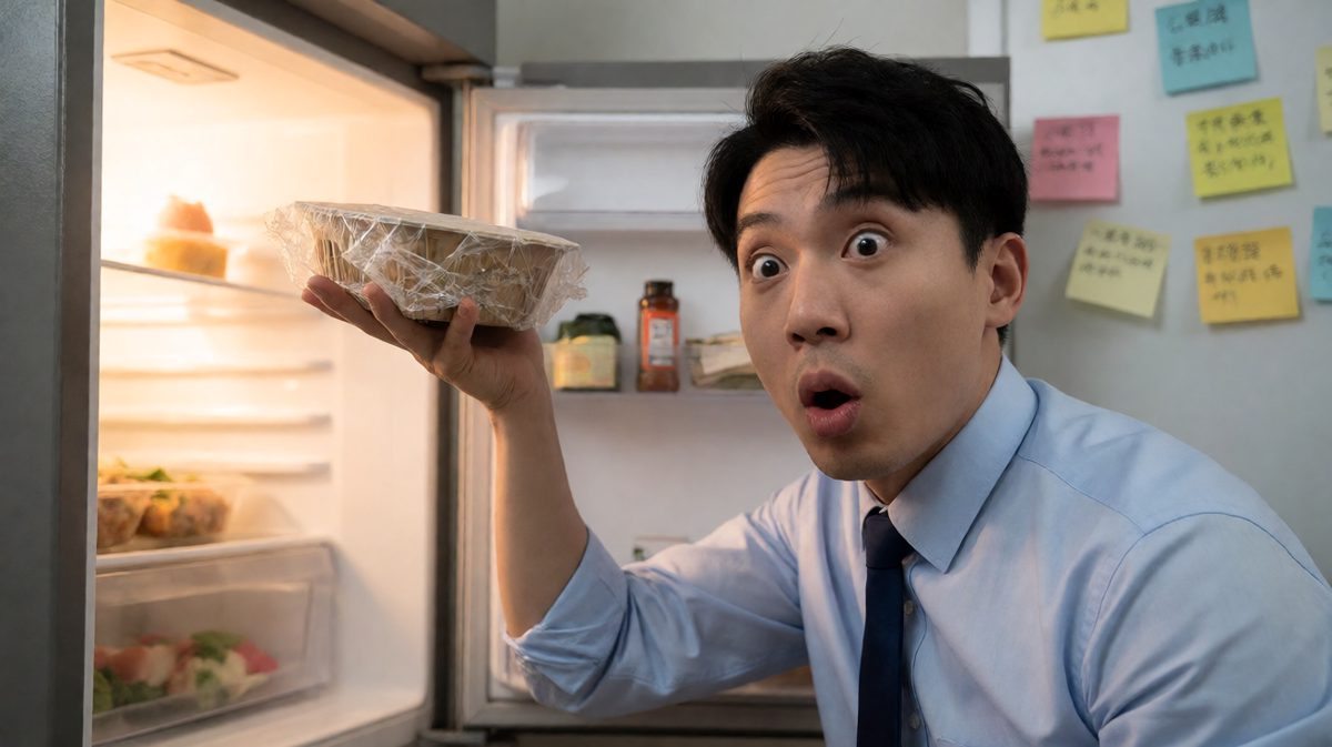 发现冰箱深处那盒神秘的剩菜