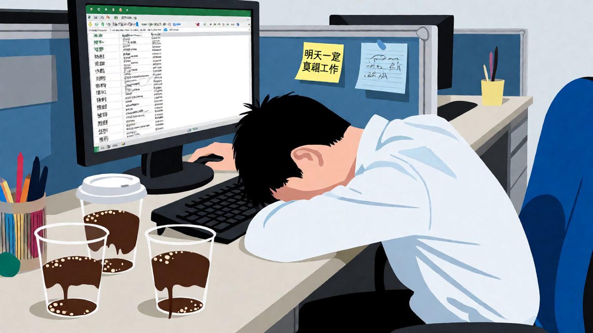 周一早上的我：肉体在工位，灵魂已下班。