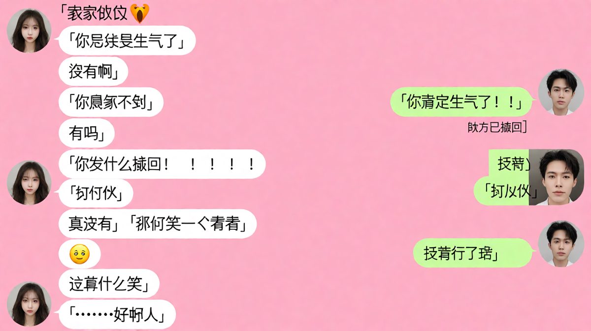 男生用一张面无表情自拍完成了一次「笑一个」任务，代价是吓到了女朋友。