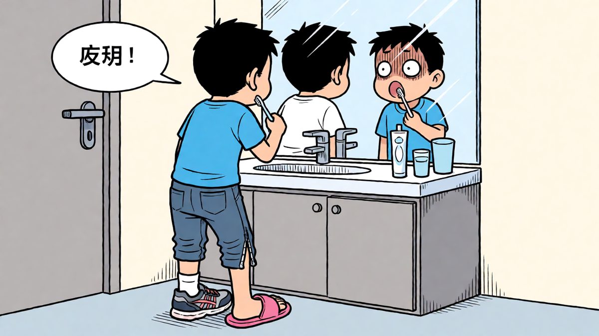镜子里的他：等等，这是谁？