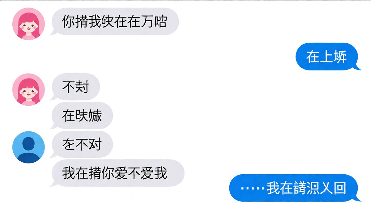 "你在猜什么？"——直男脑回路终极翻车现场