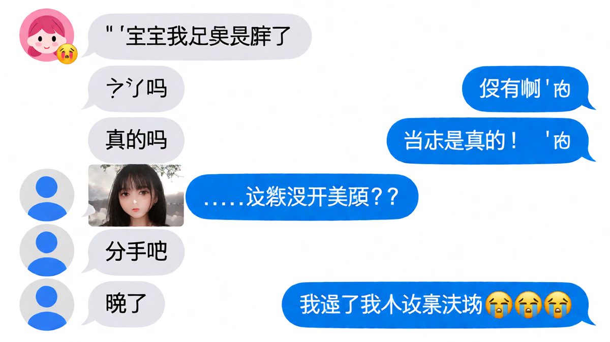 说真话的代价，是一个跪着发表情的男朋友