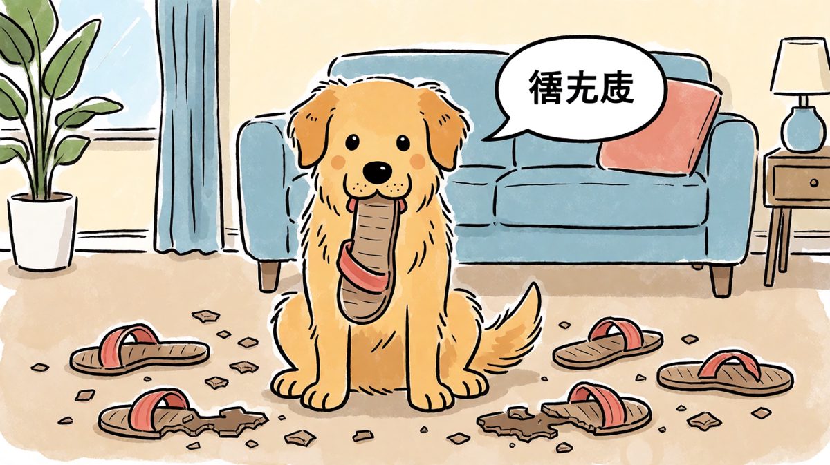 这鞋先咬为敬，你的鞋不配出现在我家！