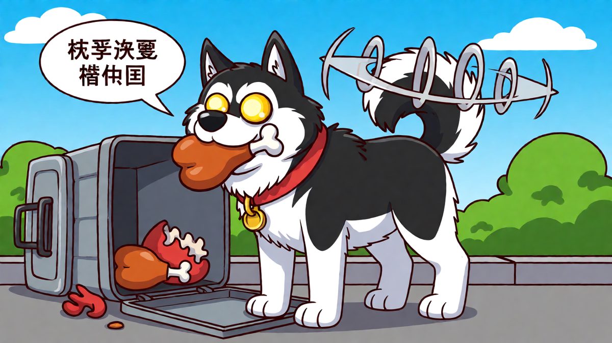 今日份的惊喜，从垃圾桶里挖出来的！