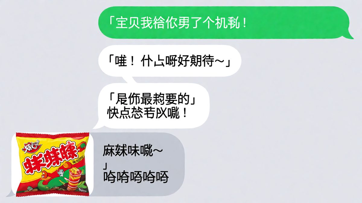 期待一整天，结果是一包辣条
