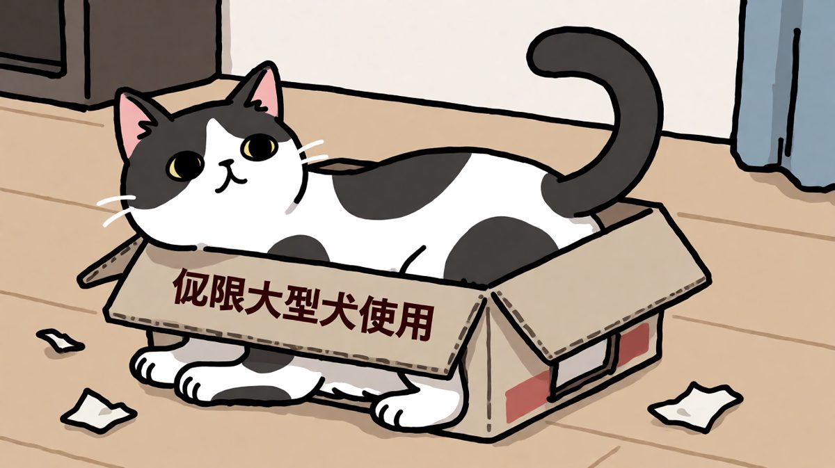 猫：我不胖，箱子太小