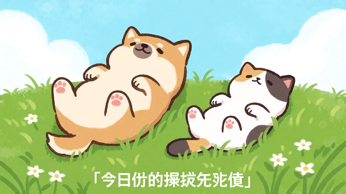猫狗联手，躺平才是终极技能