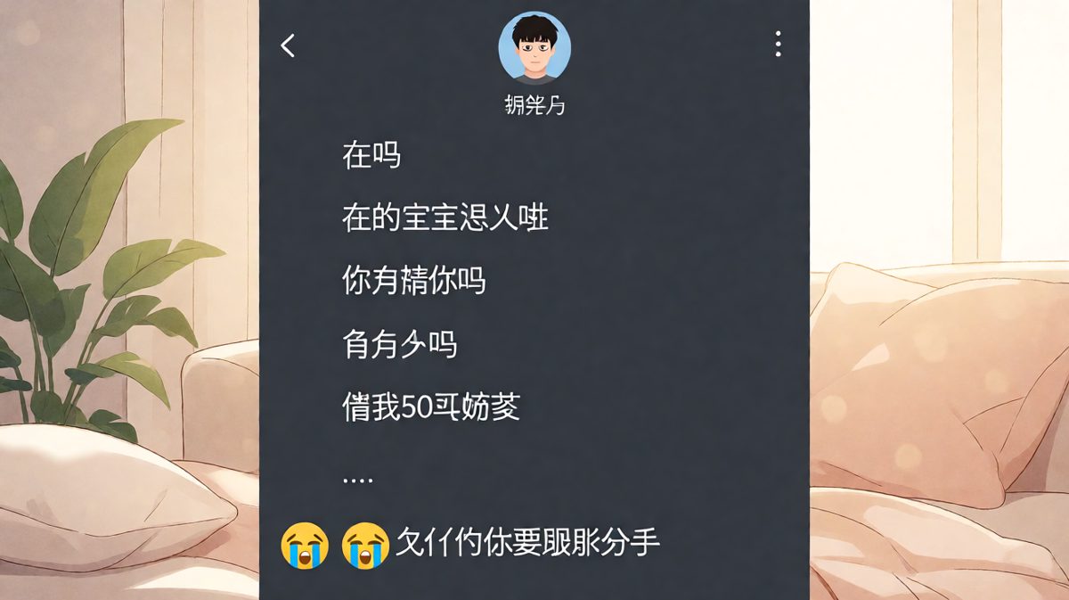 《在吗》——女生开头两句话，男生已经脑补完了一整部八点档。