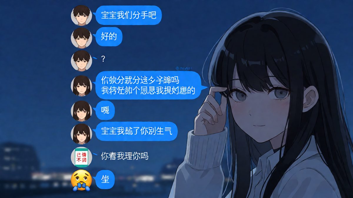 《分手玩笑》——开这种玩笑的男生，当晚大概率睡沙发。