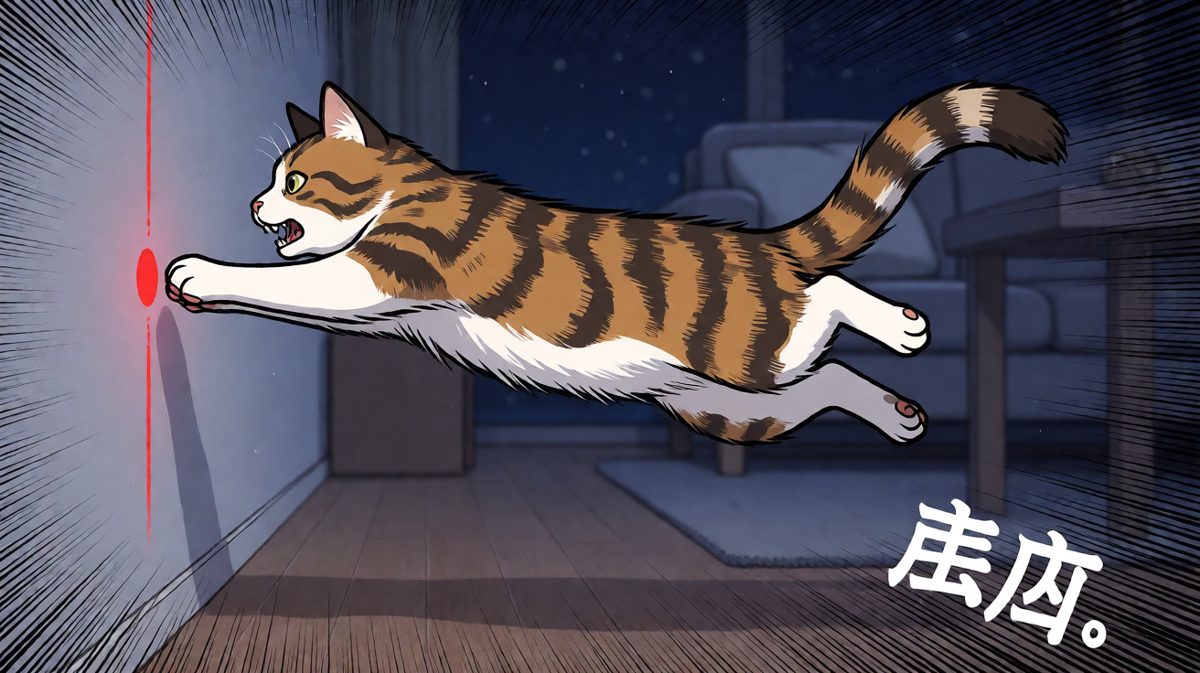猫：这次我一定能抓住你！