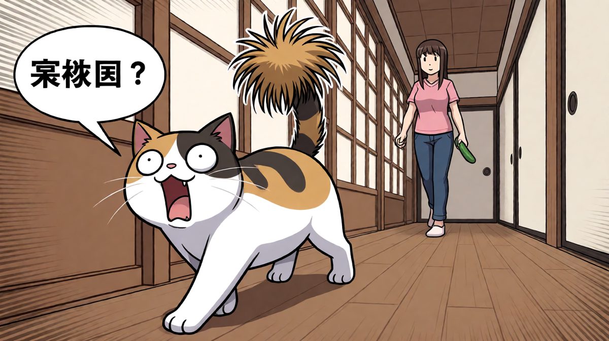 猫：地面突然长出了怪物！！救命啊！！
