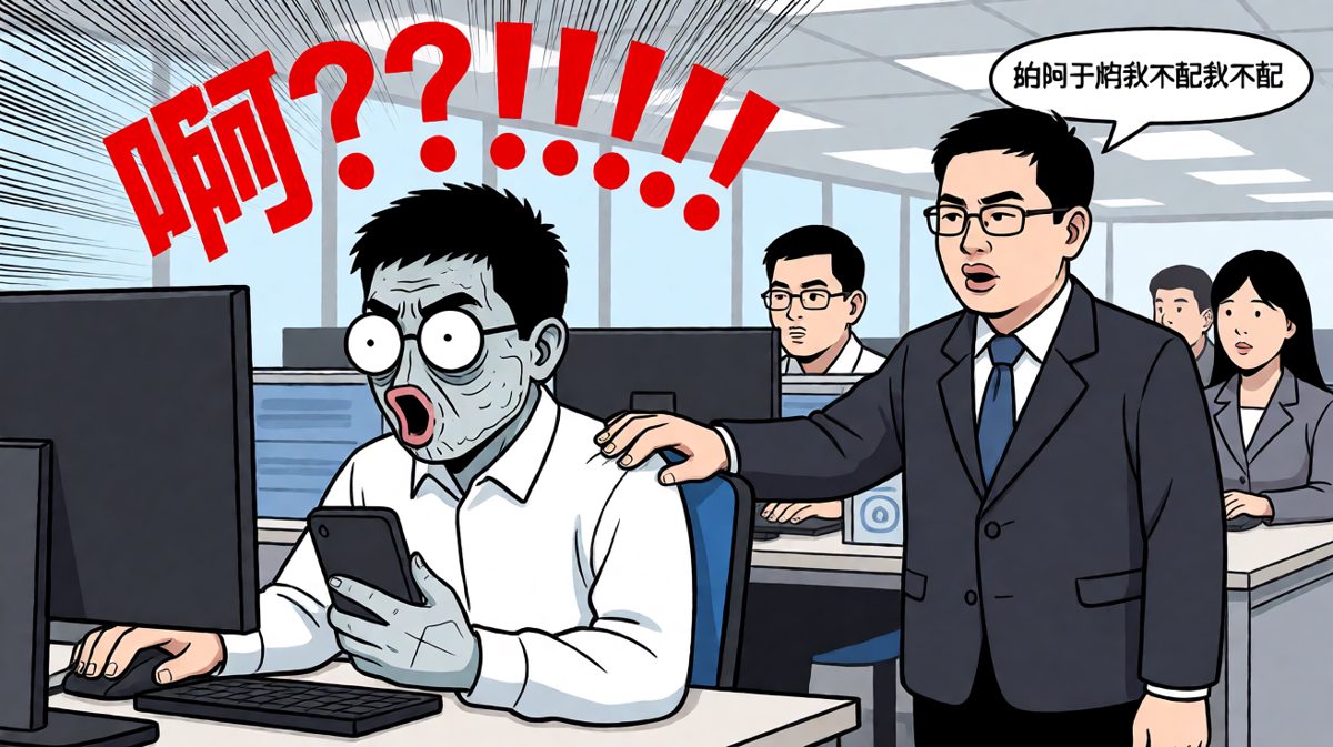 社恐最怕的不是加班，是领导突然点名