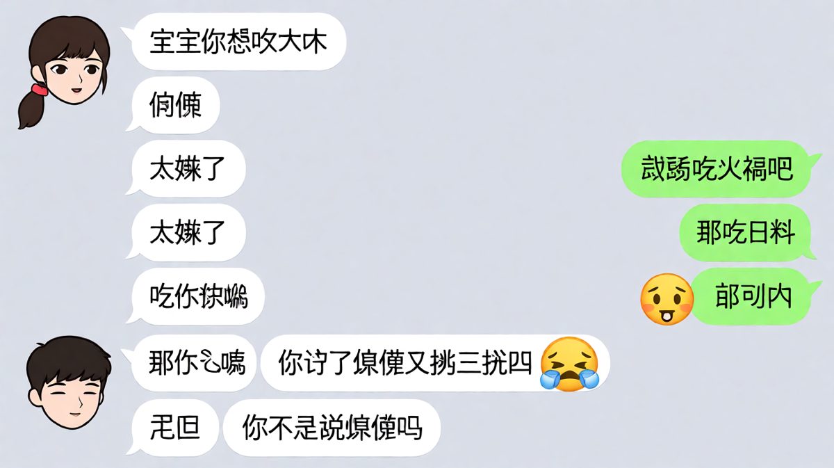 '随便'引发的聊天血案
