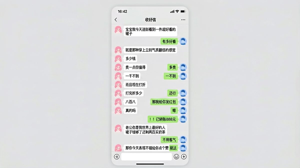 男生以为浪漫买单结局只换来一个赞，女生转身就去买奶茶的快乐。