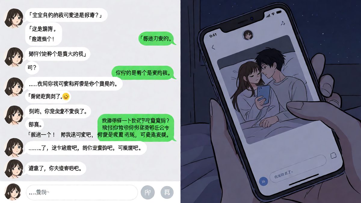 「在我眼里你可爱，在你眼里我好看，哪个才是真的？」