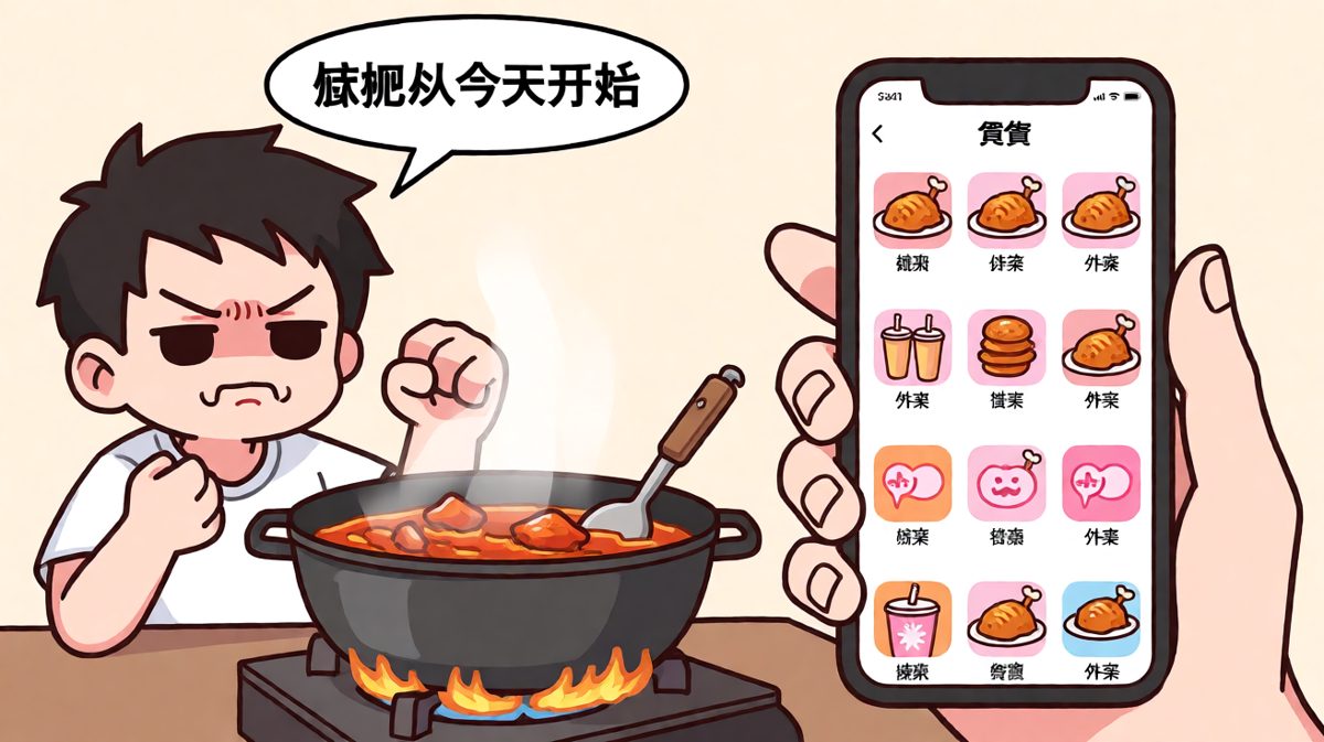 减肥宣言保质期：从此刻到下一顿饭。