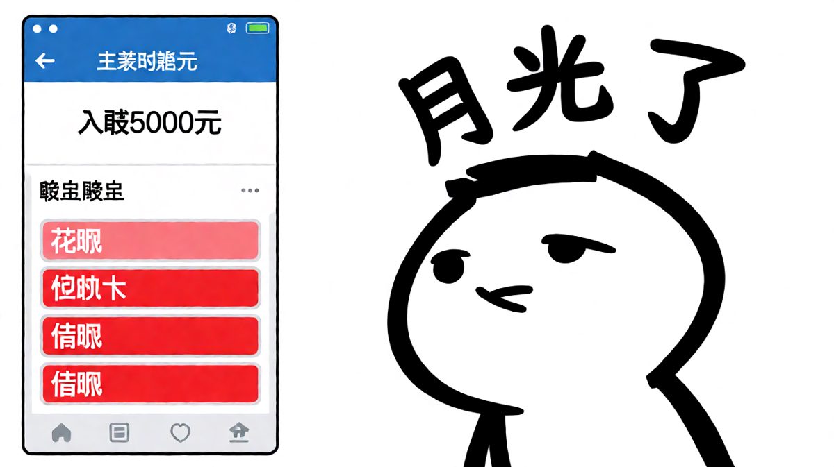 工资到账的那一刻，我以为是错觉。