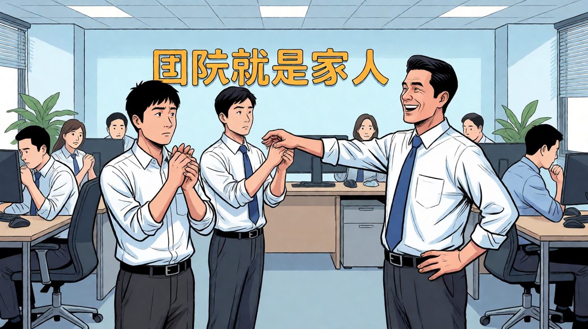 「放心，公司不会亏待你的！」老板大手一挥，「今年年终奖……发个红包，图个吉利！」