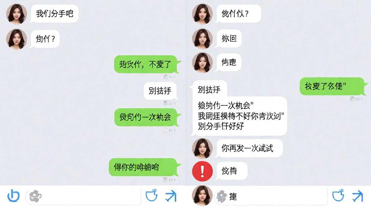 用'分手'开玩笑的人迟早会玩脱