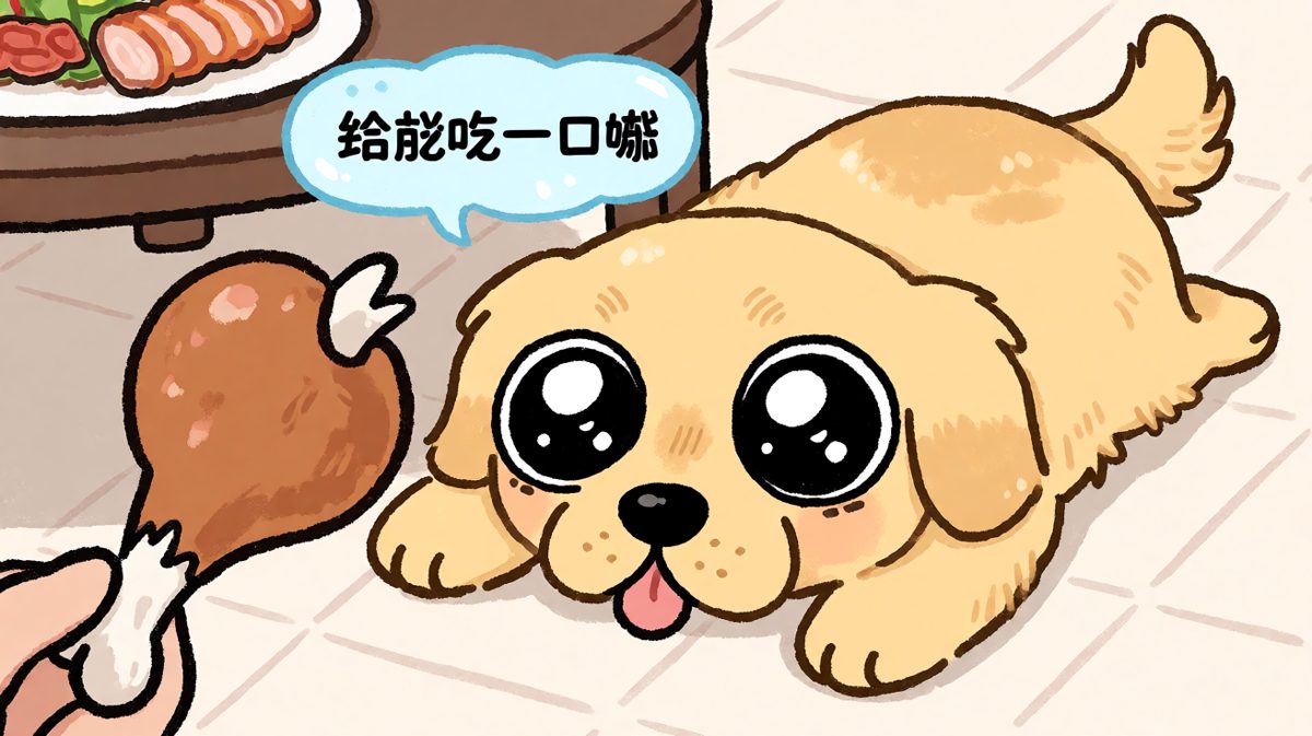 狗狗的演技满分，就问你忍不忍心拒绝？