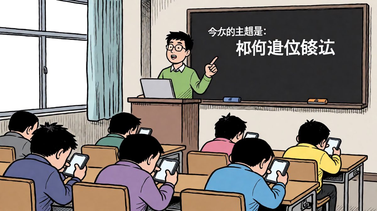越讲越尴尬，越想逃跑不掉