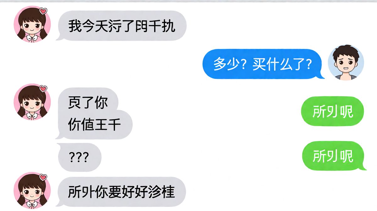 情侣间的数学题永远让人措手不及