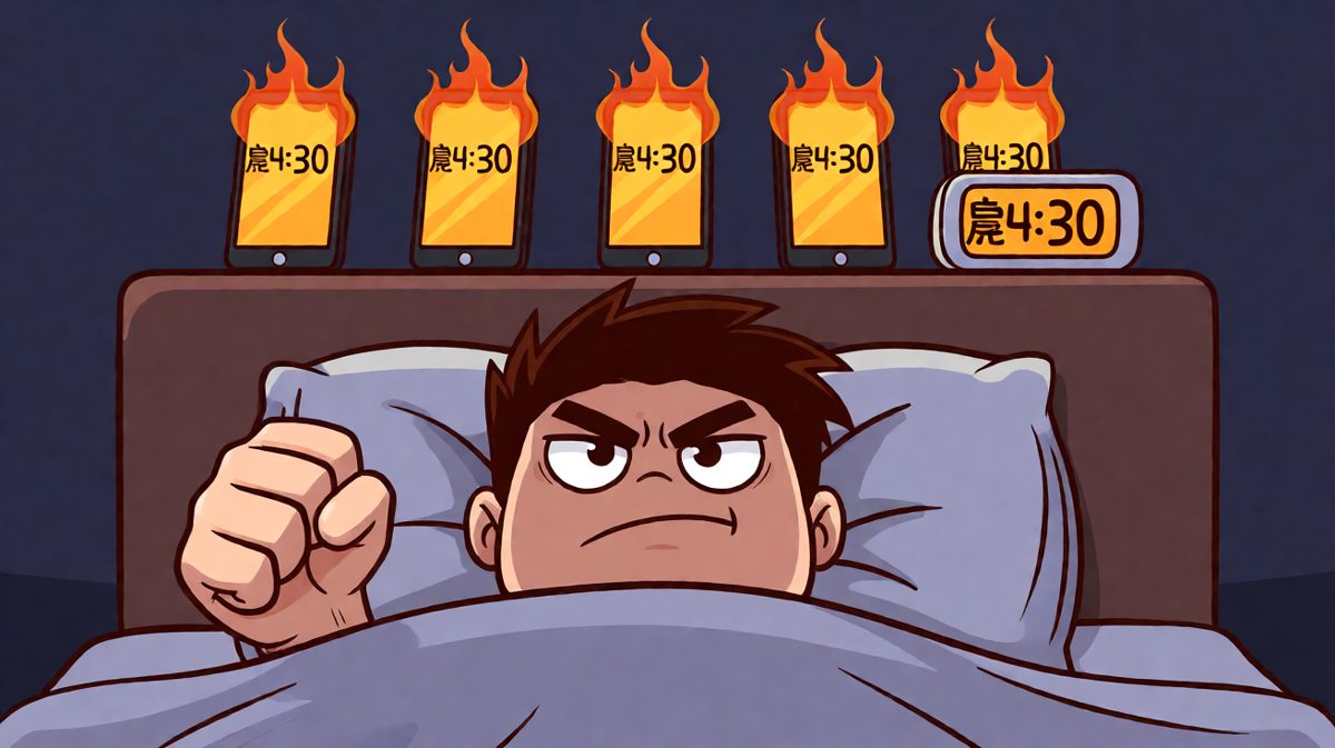 清晨四点，雄心壮志拉满，我要开始跑步了！