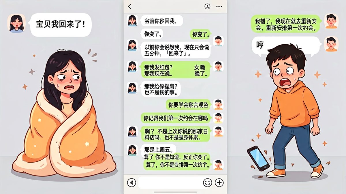 「你变了」之后是史上最难的送命题
