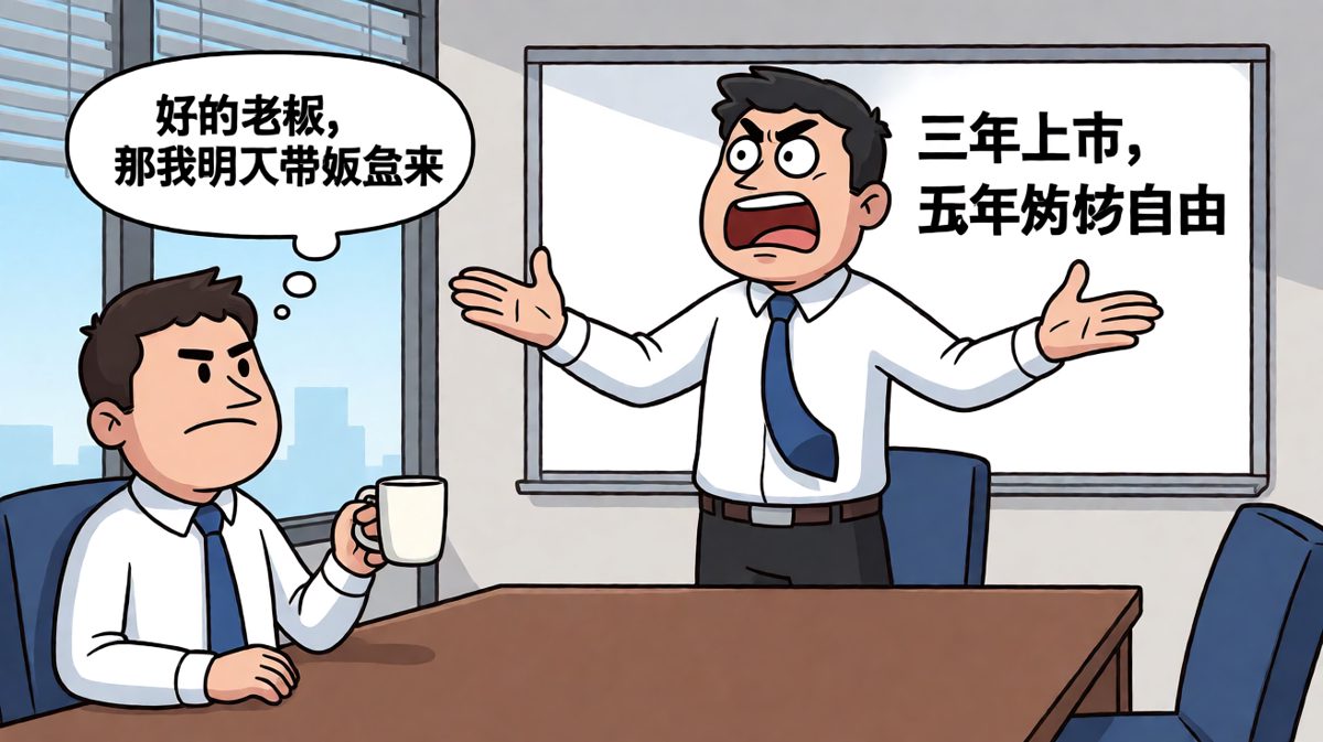 老板画饼，员工端碗