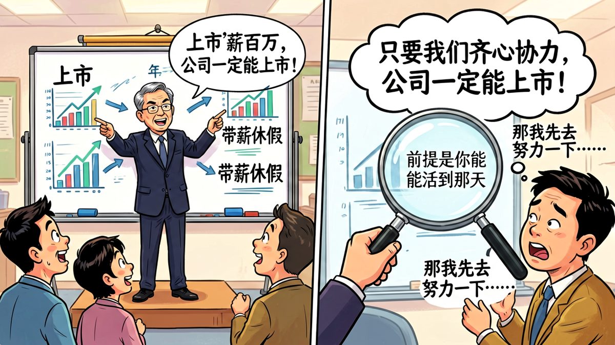老板画的大饼，放大镜一看全是坑
