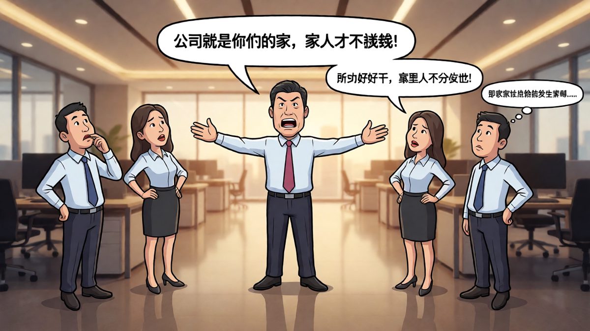 老板说公司是家，员工：我家也不发工资啊
