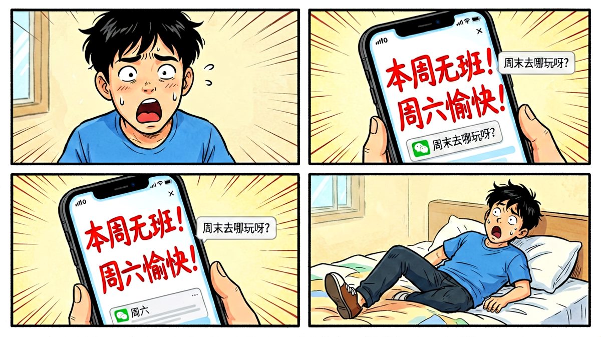 发现今天是周末，直接躺平