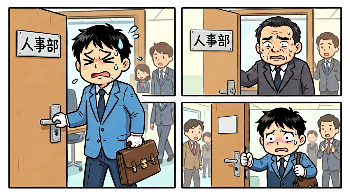 紧张到冒汗的敲门瞬间