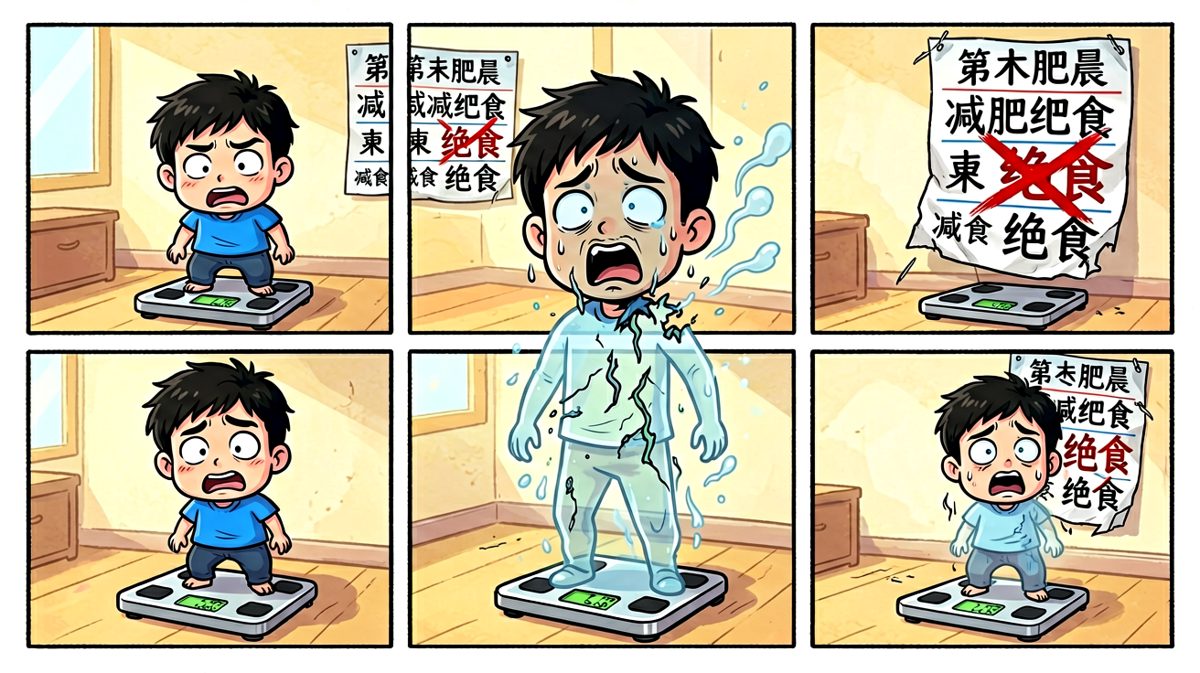 减肥第一天结束，体重不降反升
