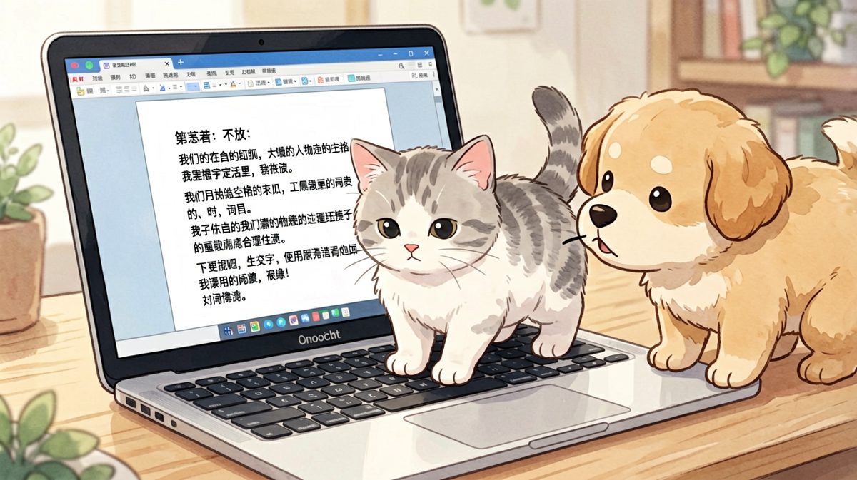 猫咪：别吵，本喵在帮你改bug呢！