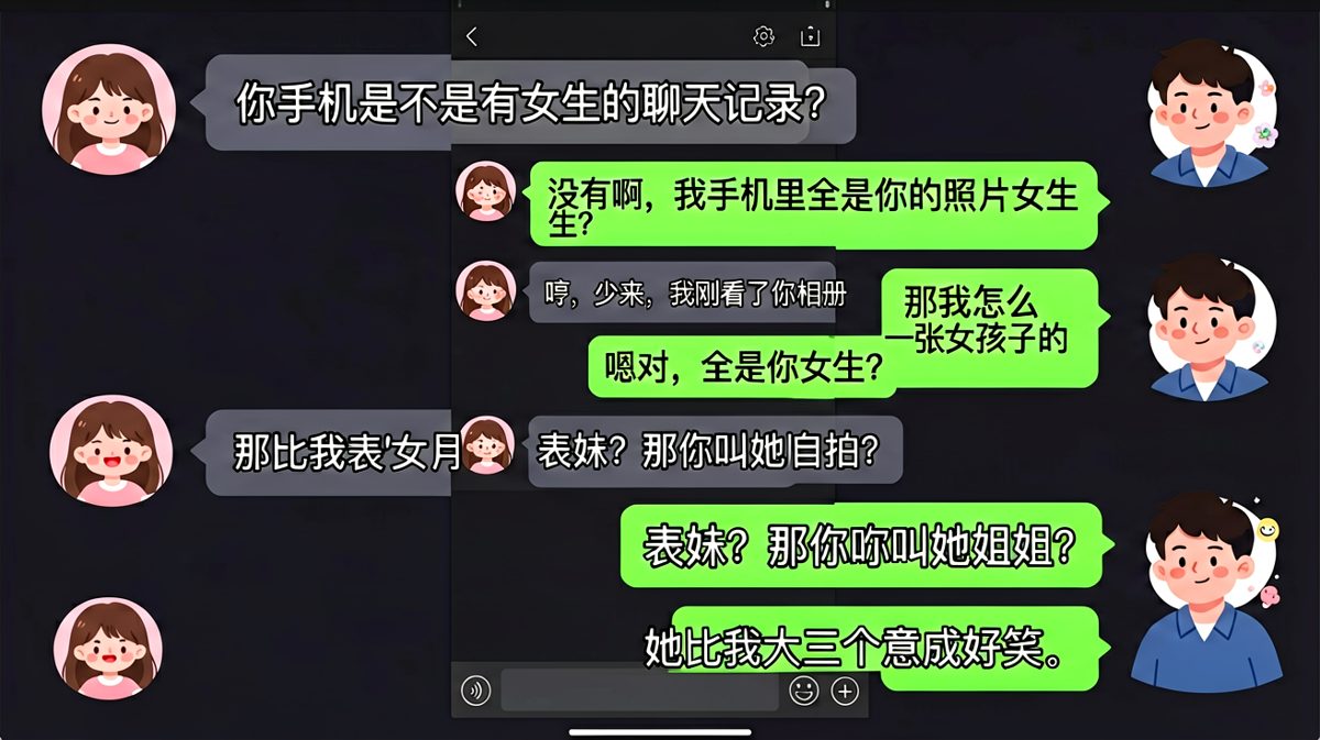 查岗变成认亲戚，表妹变姐姐的极限拉扯