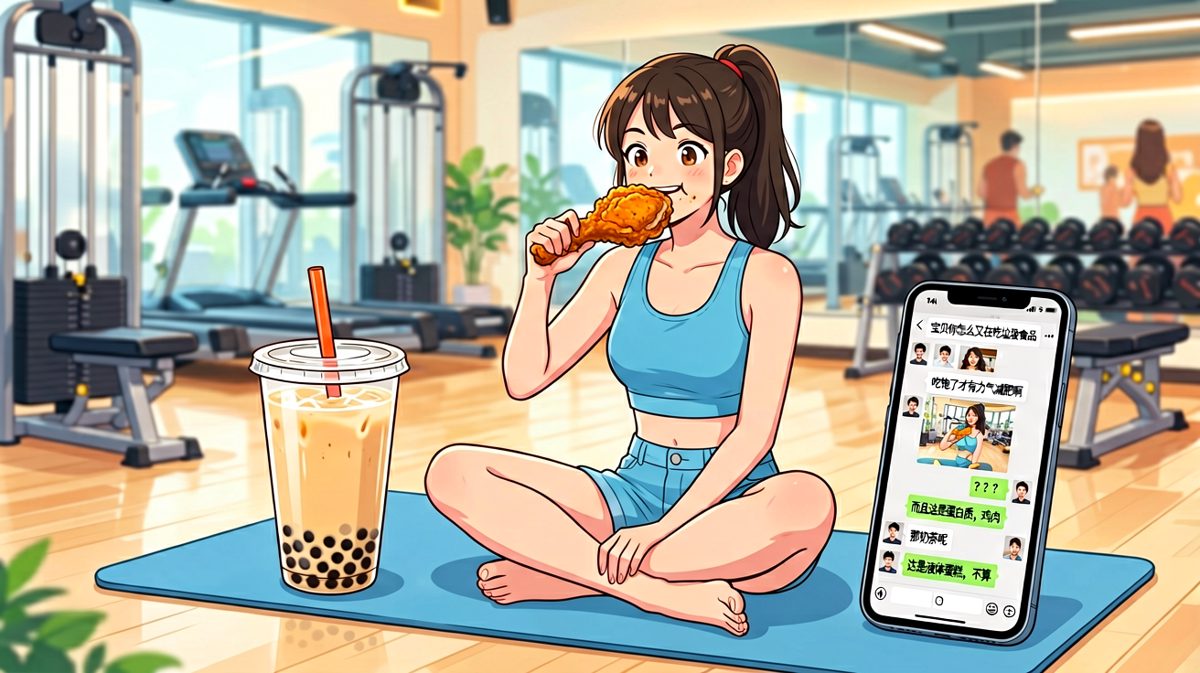 液体蛋糕也不放过，逻辑鬼才女友