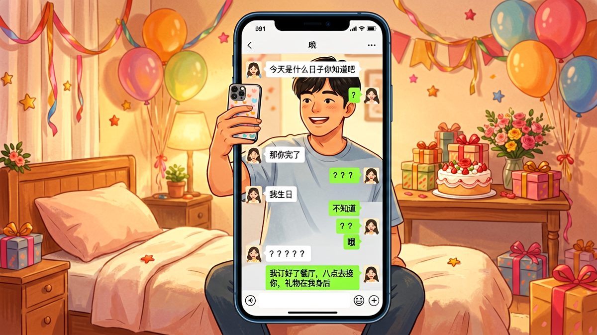 表面敷衍实则准备了一整周，直球反差太甜了