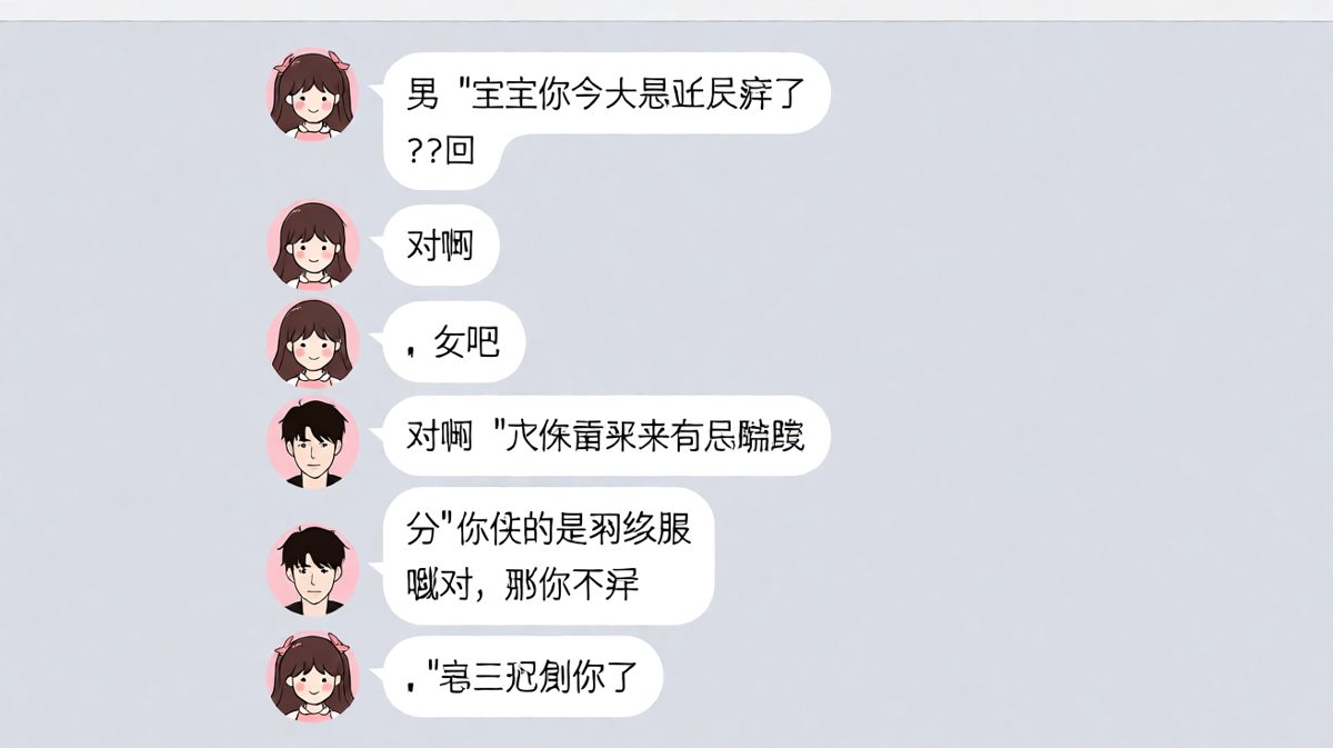 直男求生欲为零，从胖到羽绒服再到已删好友