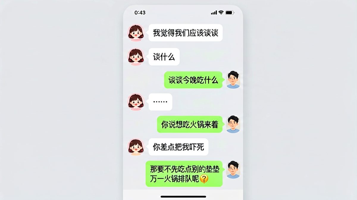谈谈分手是假，谈谈吃火锅是真，差点被自己吓死