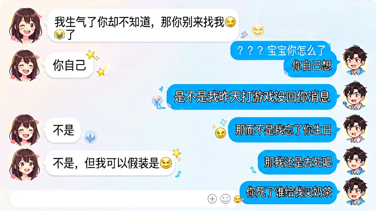 求生欲崩溃：男生在死亡边缘疯狂试探，最终被奶茶劝退